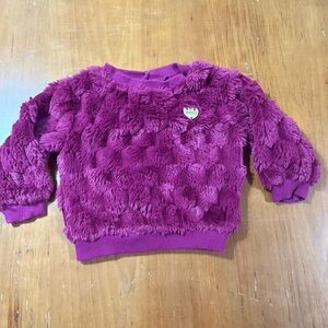 Juicy Couture Fuzzy Purple Kids Sweater